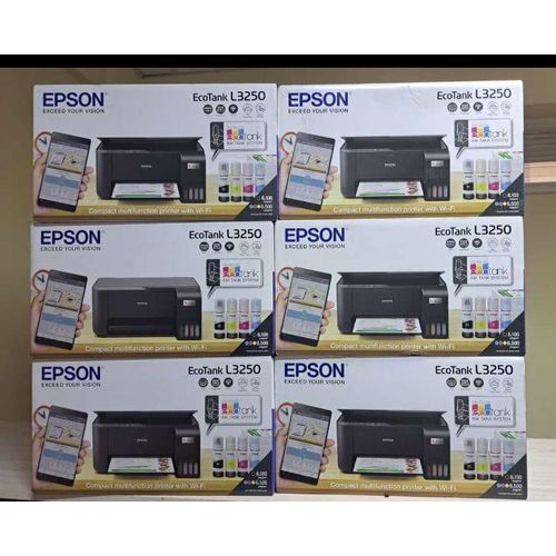 Brand New Epson Printer Epson L3250 ECOTANK Printer Black and Color, Print, Scan, Copy and Wireless| All in one Office Printer | Portable easy to install ,Wireless EPSON Printer WIFI ENABLED