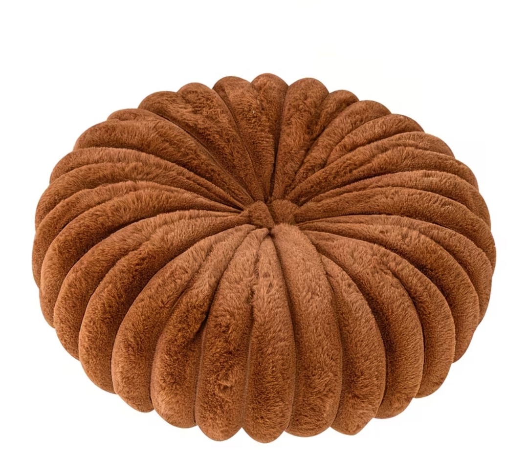 Luxury Pleated Round Cushion Covers - Modern Decorative Throw Pillow
