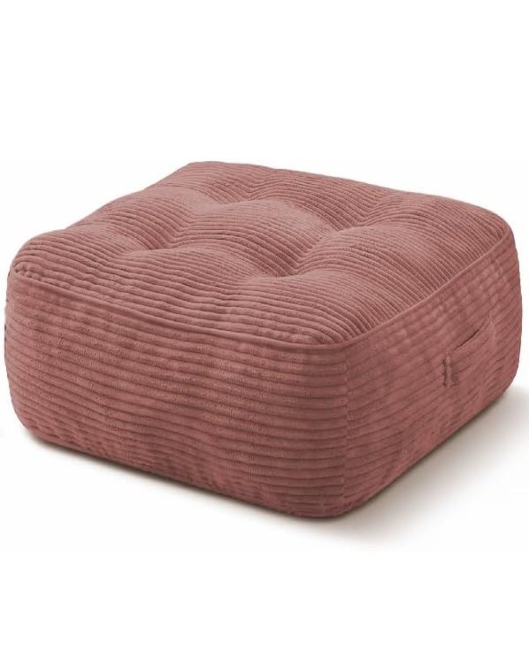 11" Thick Washable Floor Pillow for Adults, Yoga & Meditation Cushion with Handle, Square Large Pillows