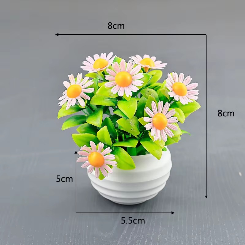 Artificial Indoor Decorative Small Potted Plants for Living Room and Entrance