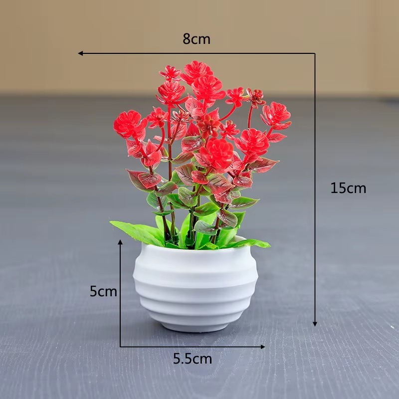 Artificial Indoor Decorative Small Potted Plants for Living Room and Entrance