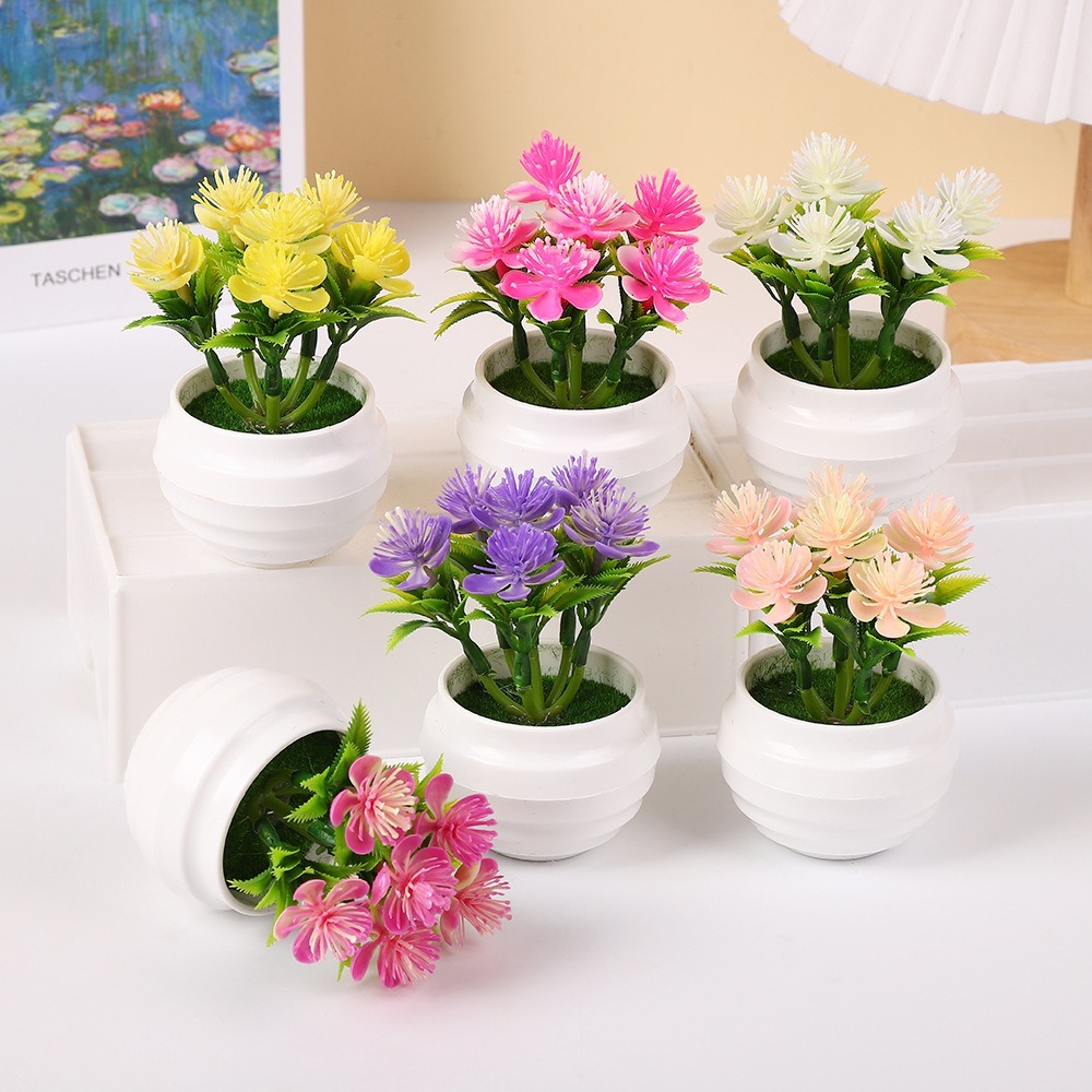 Artificial Indoor Decorative Small Potted Plants for Living Room and Entrance