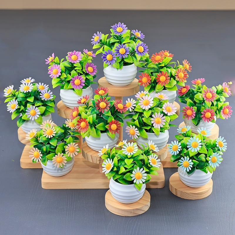 Artificial Indoor Decorative Small Potted Plants for Living Room and Entrance