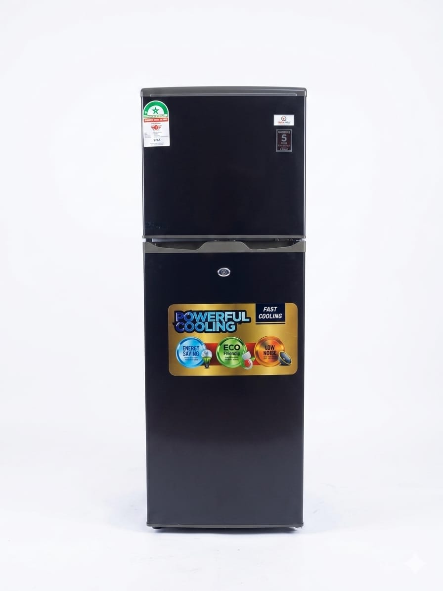 SmartPro SFR-175-DT-I 138L Double Door Refrigerator. Energy Saving, Low Noise, Fast Cooling. 1 year compressor warranty.