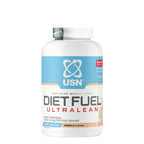 USN Diet Fuel Ultralean - High-Protein, Low-Carb Formula with Appetite Control & Fat-Burning Support