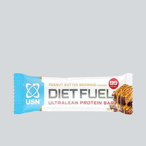 USN Diet Fuel Ultra Lean Protein Bar | 99 kcal High Protein, Low Calorie Snack Bar  With High Fibre Support