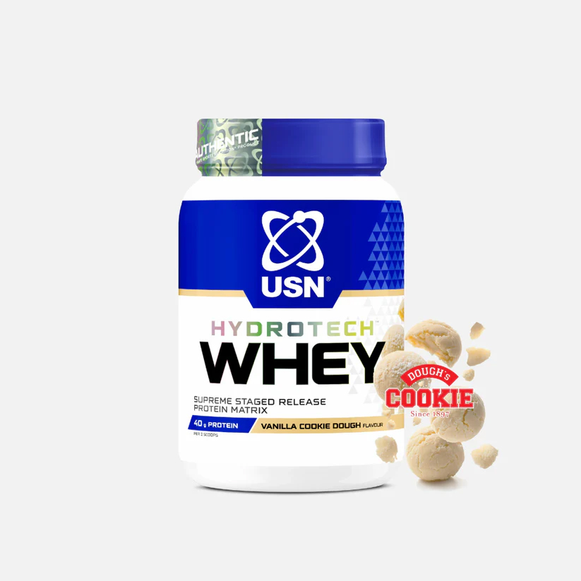 USN Hydrotech Whey Protein 900g- Staged Release Formula for Muscle Support