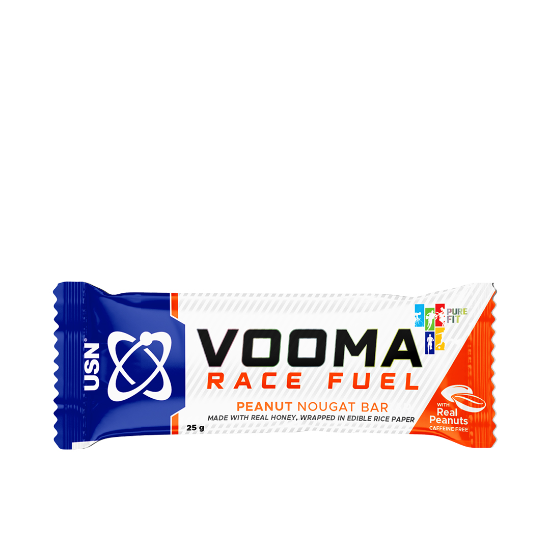 USN Vooma Energy Bars (30 x25g) with Electrolytes & Minerals -  Instant Energy, Endurance & Recovery Support