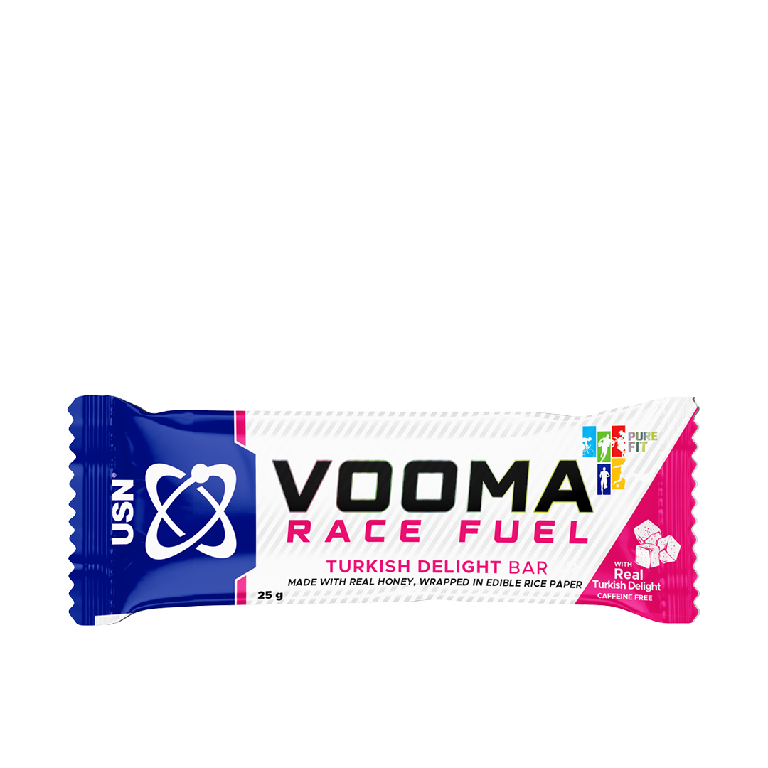 USN Vooma Energy Bars (30 x25g) with Electrolytes & Minerals -  Instant Energy, Endurance & Recovery Support