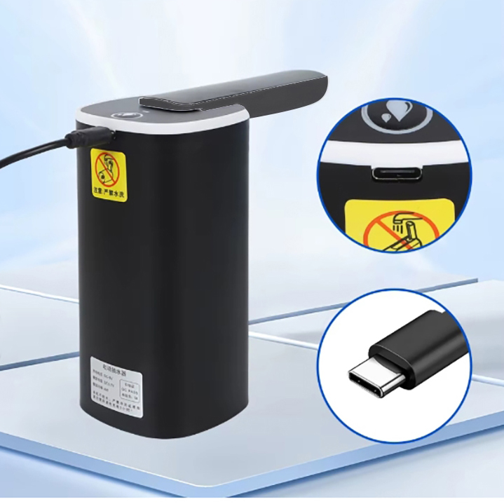 EM Electric Water Dispenser Pump for Gallon Bottles – Rechargeable, Portable Pump with Tap for Home, Office, and Outdoor Use  ElectroMate