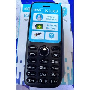 Kgtel K2163 TYPE C Dual Sim Keypad Phone