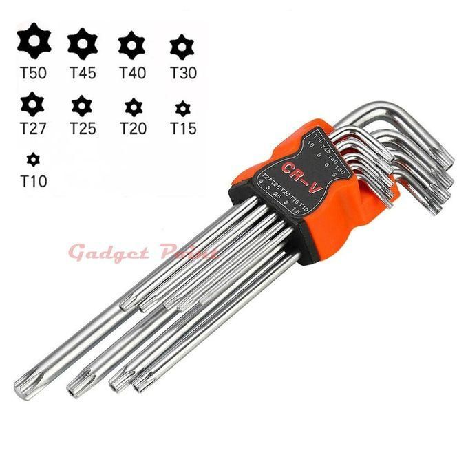Ft Tools 9PC Piece TORKS Allen Wrench Hex Key Set Metric