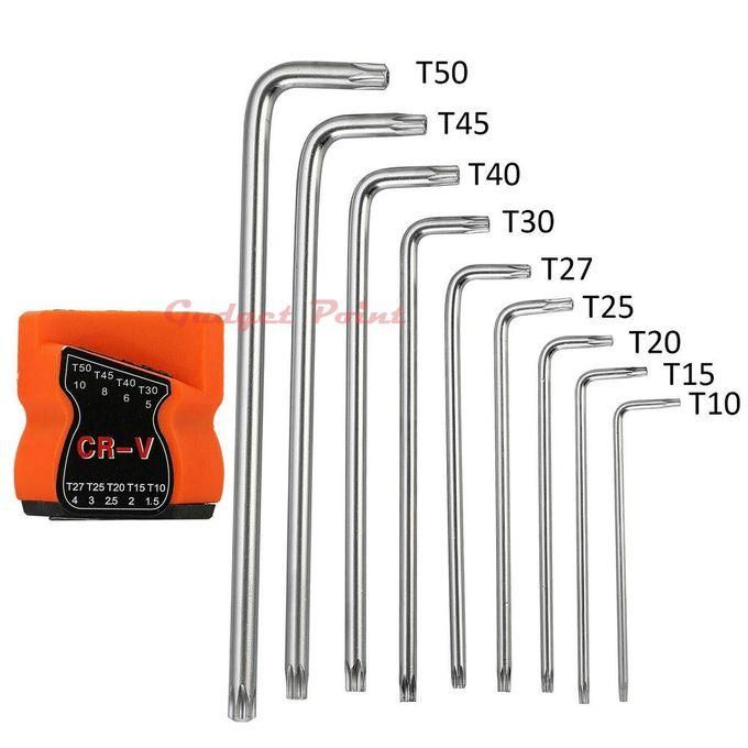 Ft Tools 9PC Piece TORKS Allen Wrench Hex Key Set Metric