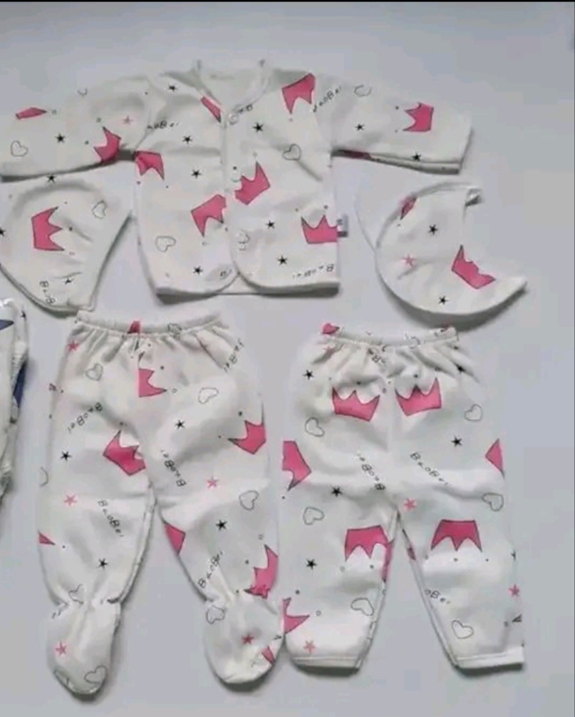 5Pcs Newborn Warm Fleece Receiving Set | Baby Clothing & Blanket Essentials for Infants | Soft, Cozy & Durable Winter Baby Gift Set for Boys & Girls – Perfect Newborn Outfit