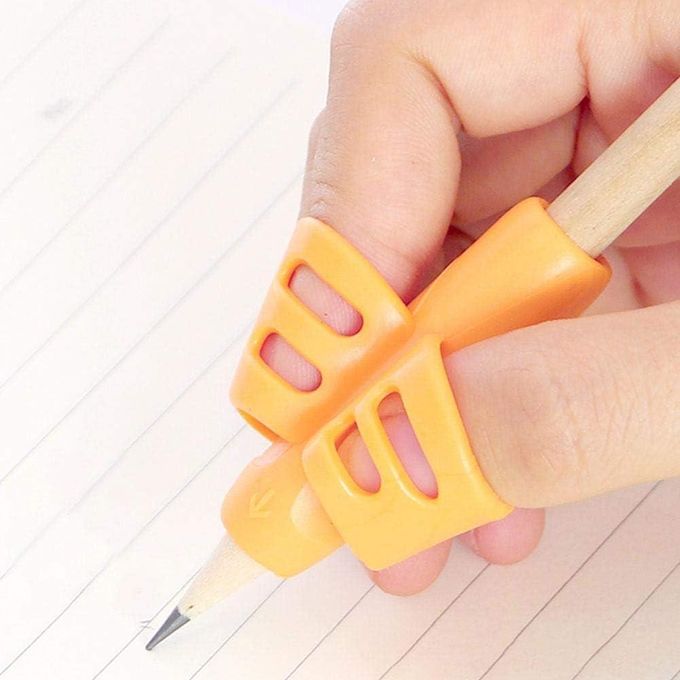 Set of 3 Pencil Holders for Children with Grip and Posture Correction Device