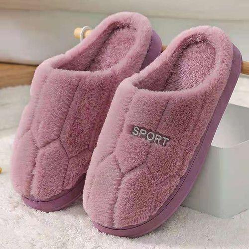 Women's Plush Slippers Winter Slippers Felt Slippers Soft Memory Foam Cuddly Comfortable Slippers Winter Women's Slippers Comfortable Fluffy