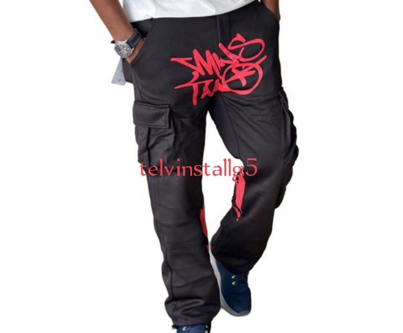 OFFER SALE Minus two designer cargo pants (Baggy-wide leg design, Adjustable waist with drawstrings, With Bold hand- written style PRINTS ,,Multiple cargo pockets on the sides and back,