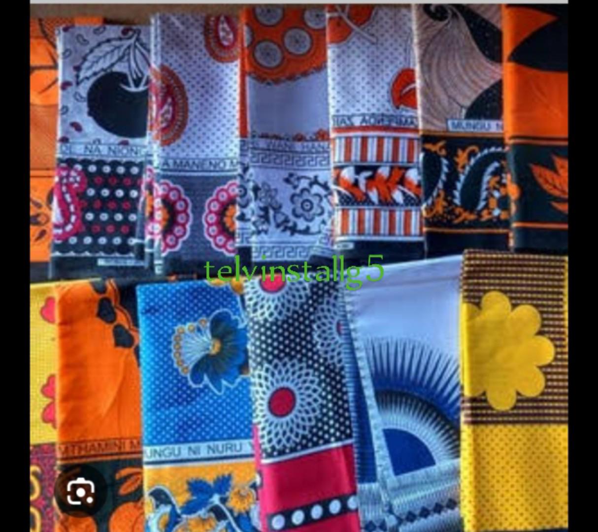 HIGH QUALITY VIBRANT African Lesso / Shuka Wrap Set - Soft and smart, Assorted Prints & Colours