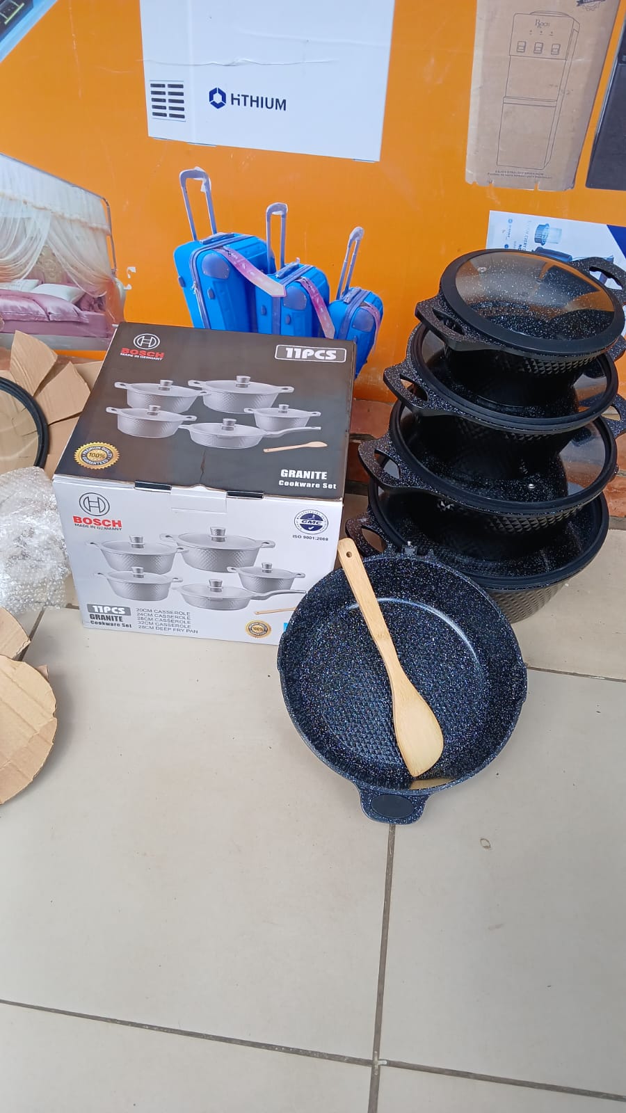 11Pcs Bosch Granite cookware set