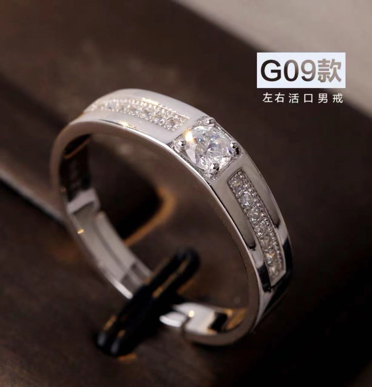 2pcs Simple Couple Rings Silver Color Adjustable Open Ring For Women Men Wedding Fashion Jewelry Gifts