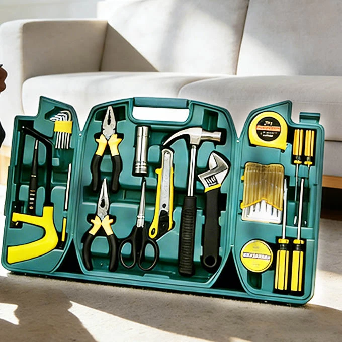 27-in-1 Professional Home Repair Tool Kit - Comprehensive Hand Tool Set for General Maintenance, DIY & Automotive - Durable Alloy Steel with Portable Case (Ideal for Every Home)