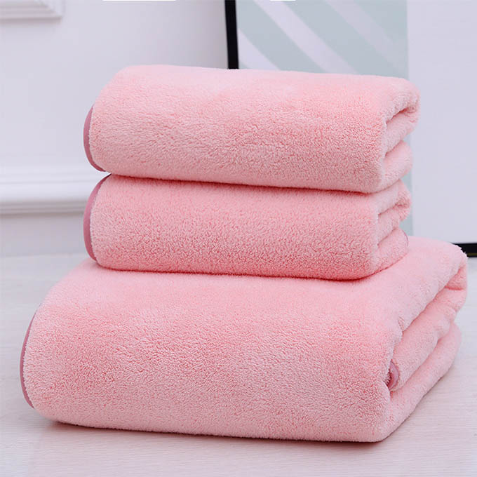 3pcs/set Luxury Bath Towel Set (1 Bath + 2 Face Towels) - Ultra Soft & High Absorbency - Quick Dry Microfiber Towels Ideal for Home, Hotel & Spa
