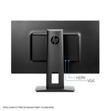 HP Refurbished Monitor Edge To Edge 24 Inches Full HD 1920x1080. High Resolution 24 Inches IPS. Frameless Display Technology PLUS Free HDMI Cable And Power cord