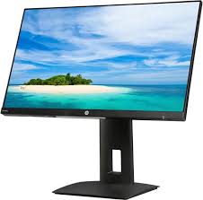 HP Refurbished Monitor Edge To Edge 24 Inches Full HD 1920x1080. High Resolution 24 Inches IPS. Frameless Display Technology PLUS Free HDMI Cable And Power cord