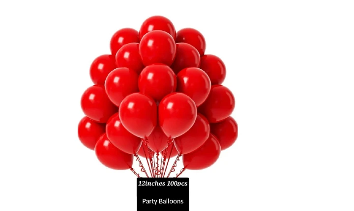 100PCS Latex Party Balloons 12 Inch Helium or Air Fill Balloons for Birthday Wedding Anniversary Decorations Non-Toxic Eco-Friendly Party Supplies 100PCS Latex Party Balloons 12 Inch ( black or red )