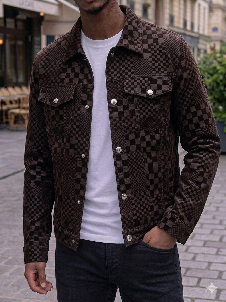 Classic Men’s Premium outfit Leather Jacket – size XL to 5xl available- Celeb style