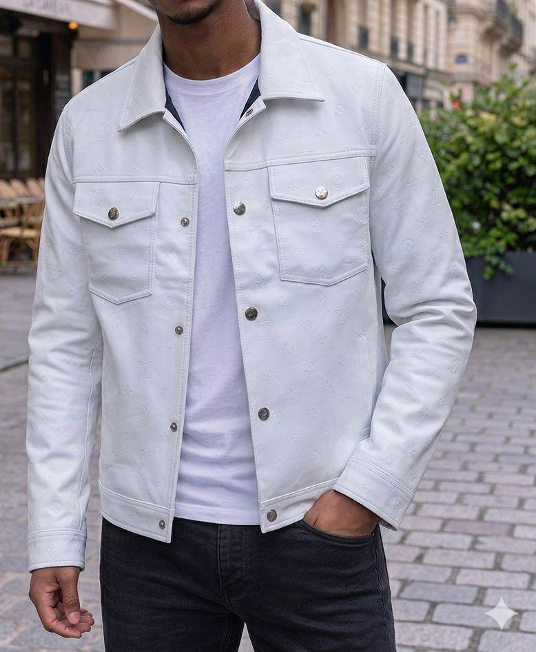 Classic Men’s Premium outfit Leather Jacket – size XL to 5xl available- Celeb style