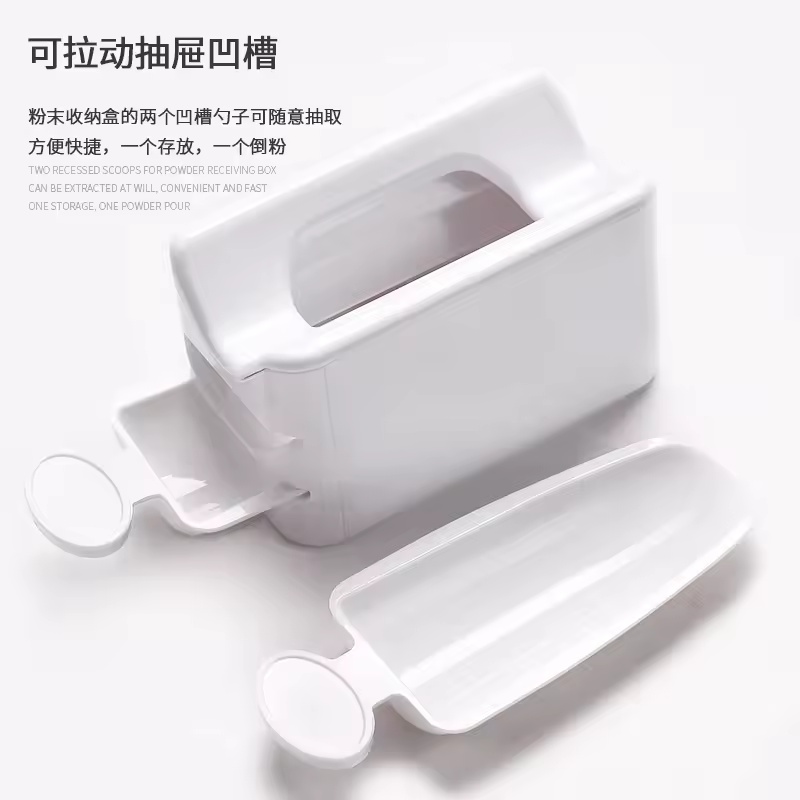 Nail Glitter Powder Recycling Box Dip System Dust Collector Shiny Sequin Rhinestone Container Holder Manicure Storage Case E0127