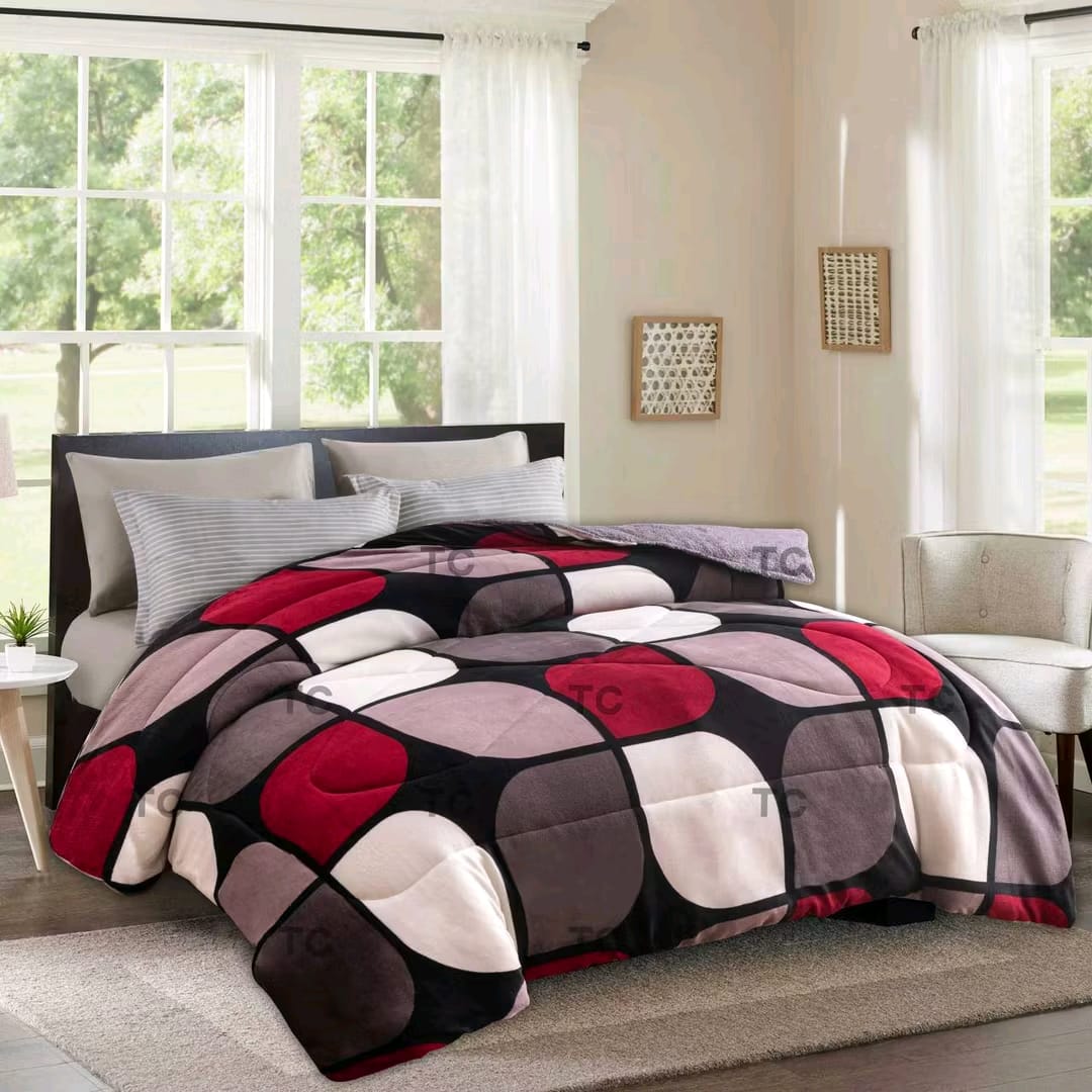 Exotic Soft Velvet Woolen Duvet Blanket – Super Soft Warm Velvet Winter Blanket for Bed, All Season Cozy Duvet