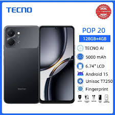 🔥NEW ARRIVAL🔥TECNO POP 20 128/64GB+8(4+4)GB 6.74" IPS LCD 120HZ DISPLAY DUAL SIM 13MP CAMERA 5000MAH BATTERY 15W CHARGING FINGERPRINT UNLOCK IP64 RATED SMART AI SMARTPHONE POP 20 🔥NEW ARRIVAL🔥TECN