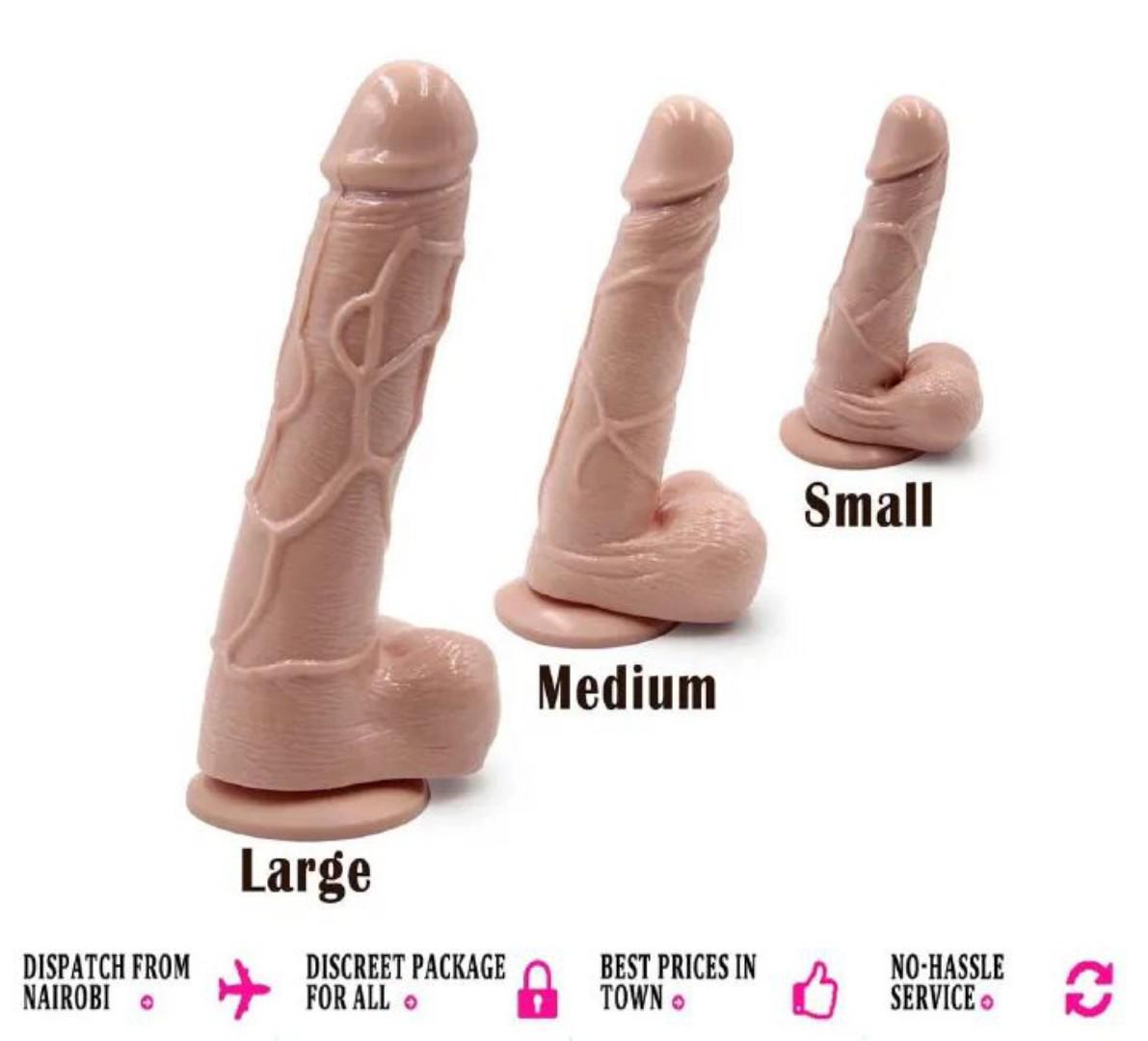 3 Sizes Dildo Options Small Medium Large Realistic Silicone Dildos Monster Cock Suction Cup Hands Free G-Spot Vaginal Anal Lifelike Stimulator Adult Masturbation Sex Toy Perfect Love Gift for Women - image 14