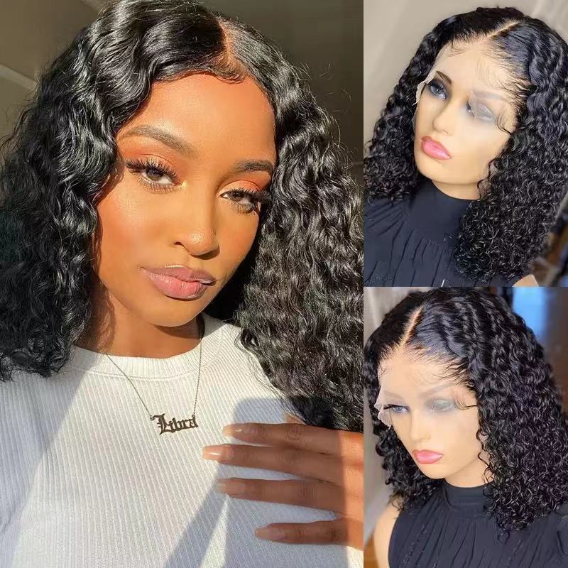Vendor Cheap Double Drawn Wig Glueless Hd Lace Wig Straight Hair Lace Bob Wig