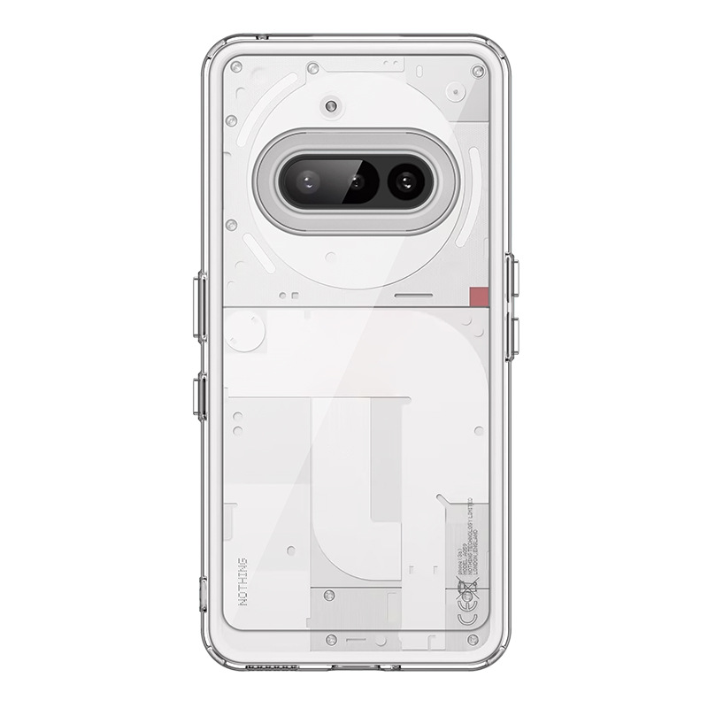 nothing phone 3a back cover case Clear PC+ Transparent TPU Bumper