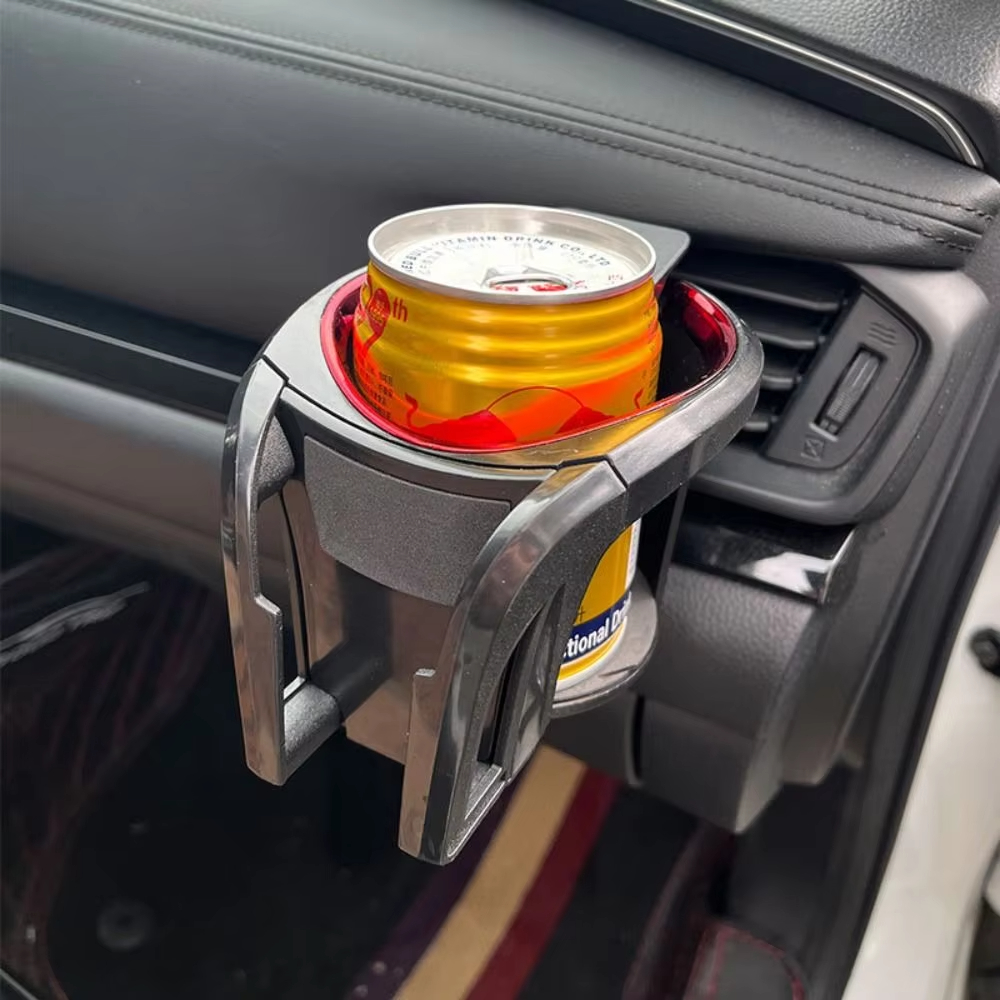 Adjustable Car Cup Holder Smartphone Support Stand Space-Saving Cup Mount Quick Installation Air Vent Mount Vehicles