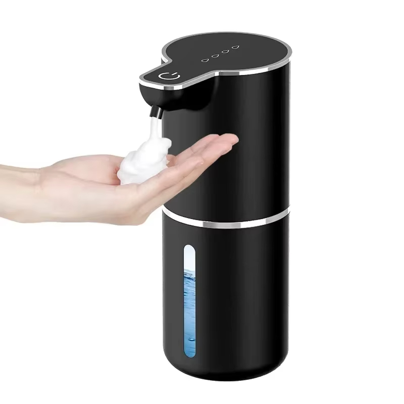 Waterproof Automatic Soap Dispenser 350ml Foaming Soap Dispenser Type C Rechargeable Electric Adjustable Foam Soap Dispenser