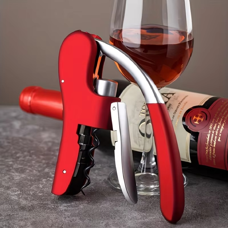 Professional Wine Opener - Easy Corkscrew for Servers, Waiters, Bartenders, and Home Use - Perfect for Summer and Winter Drinks
