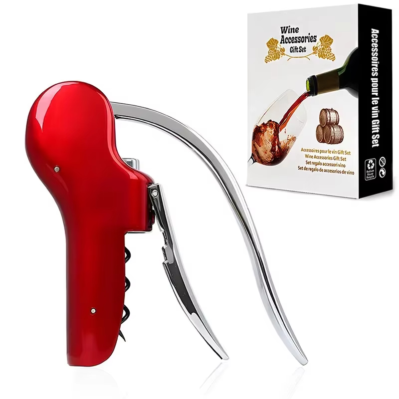 Professional Wine Opener - Easy Corkscrew for Servers, Waiters, Bartenders, and Home Use - Perfect for Summer and Winter Drinks