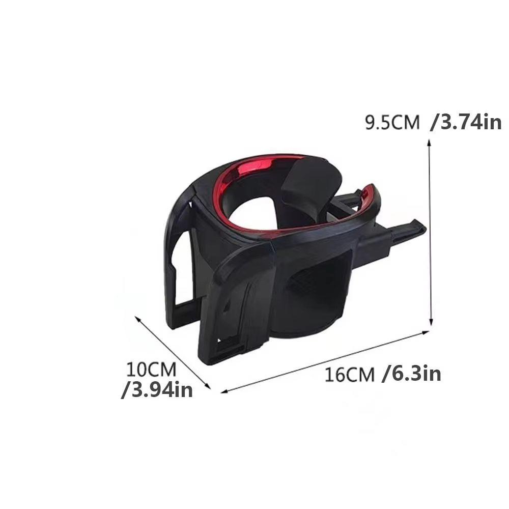 Adjustable Car Cup Holder Smartphone Support Stand Space-Saving Cup Mount Quick Installation Air Vent Mount Vehicles