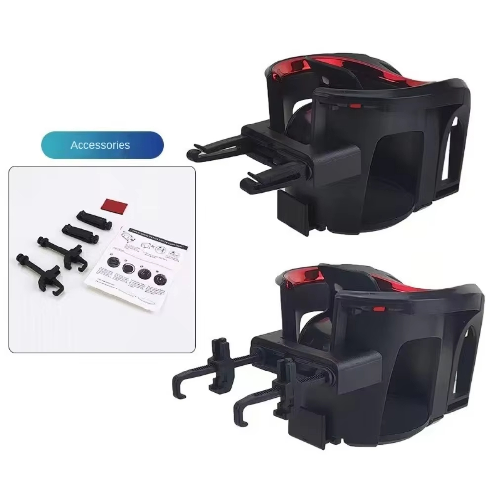 Adjustable Car Cup Holder Smartphone Support Stand Space-Saving Cup Mount Quick Installation Air Vent Mount Vehicles