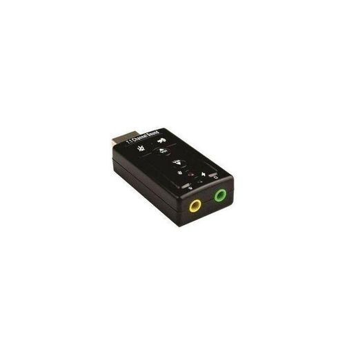 USB Sound Card Adapter 7.1 Channel 3D External Audio Card For Laptop PC Computer & Mac OS USB 2.0 to Jack 3.5mm Headphone Audio Adapter Microphone