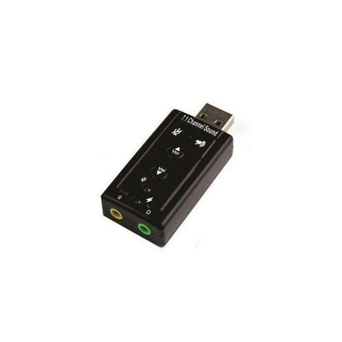 USB Sound Card Adapter 7.1 Channel 3D External Audio Card For Laptop PC Computer & Mac OS USB 2.0 to Jack 3.5mm Headphone Audio Adapter Microphone