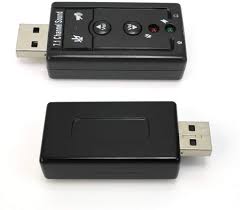 USB Sound Card Adapter 7.1 Channel 3D External Audio Card For Laptop PC Computer & Mac OS USB 2.0 to Jack 3.5mm Headphone Audio Adapter Microphone
