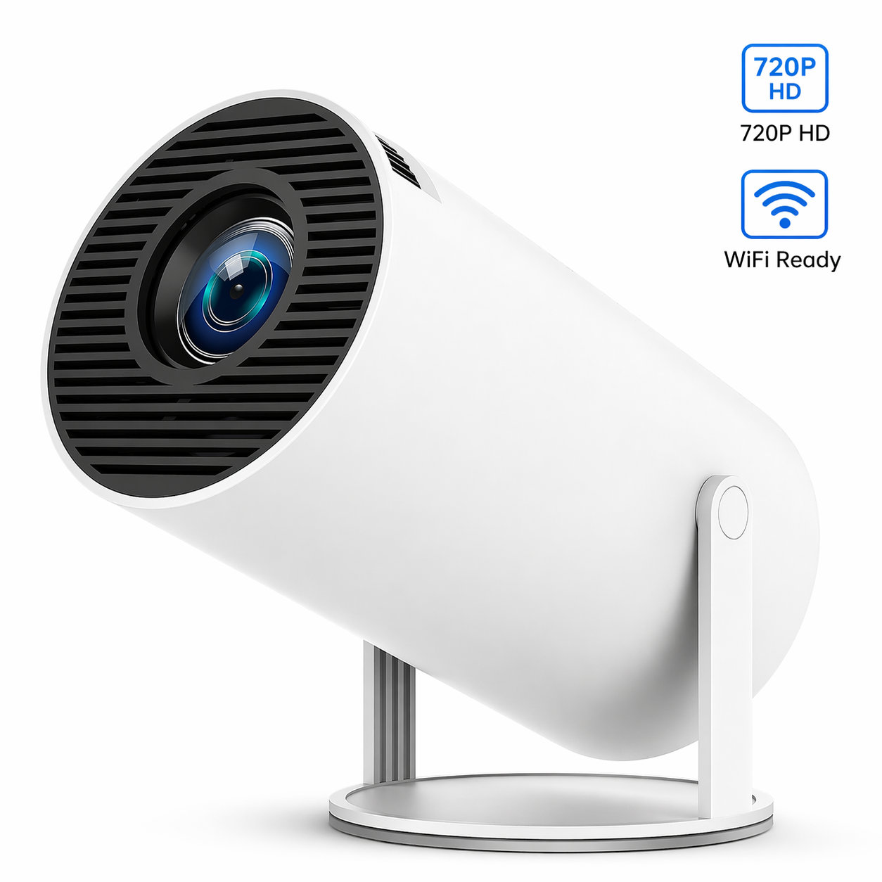Portable HY300 HD Projector for Home/Outdoor Use - Android 11 Built-in, Easy Phone Casting, Includes HDMI line