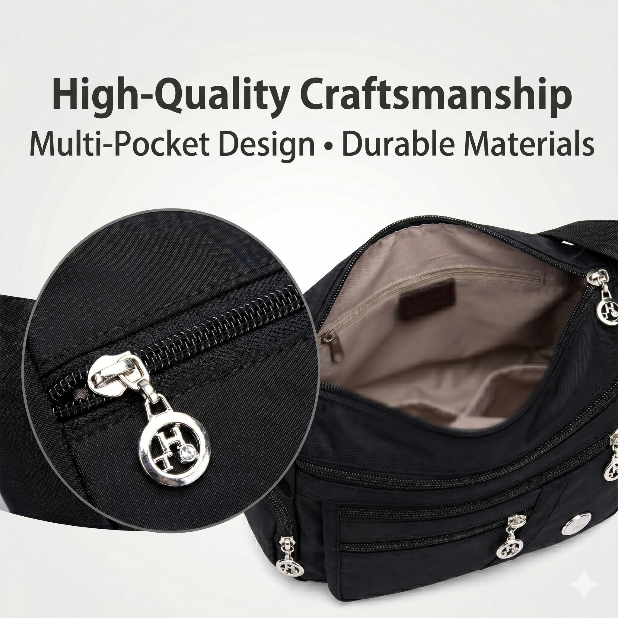 Ladies Shoulder Bag Large Capacity – Stylish Everyday Handbag for Work, Travel & Shopping | Durable & Practical