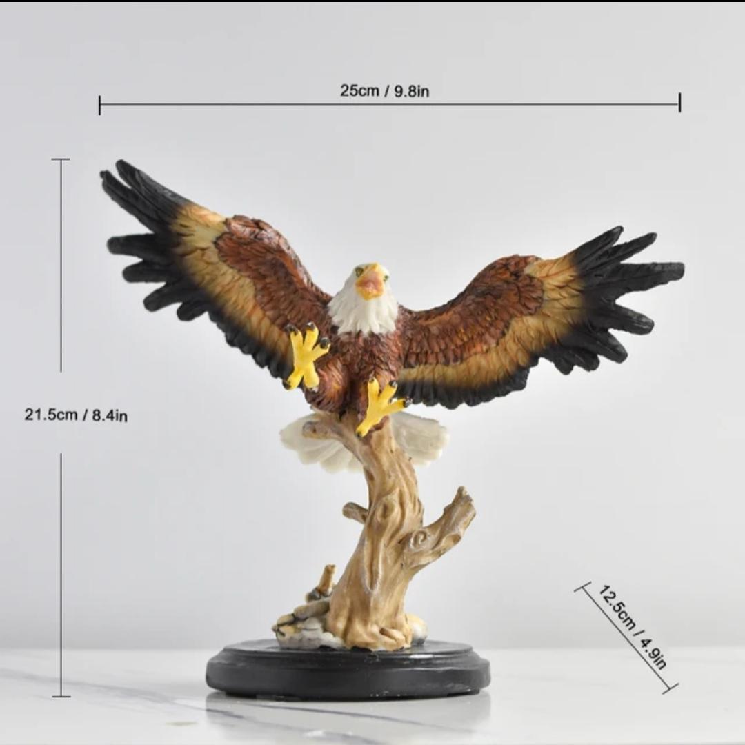 Majestic Freedom Eagle Sculpture, Liberty wings Statement Piece