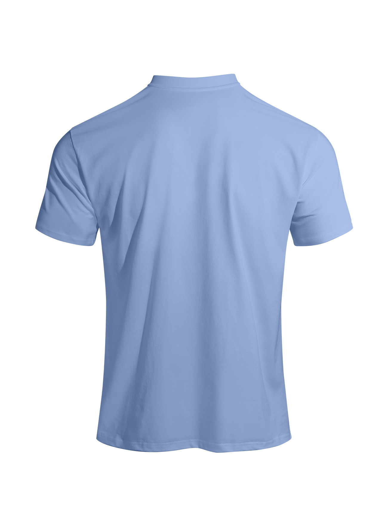 T-Shirt Man Summer Men's Simple Pure Color Fashion Casual Sports Short-Sleeved T-Shirt